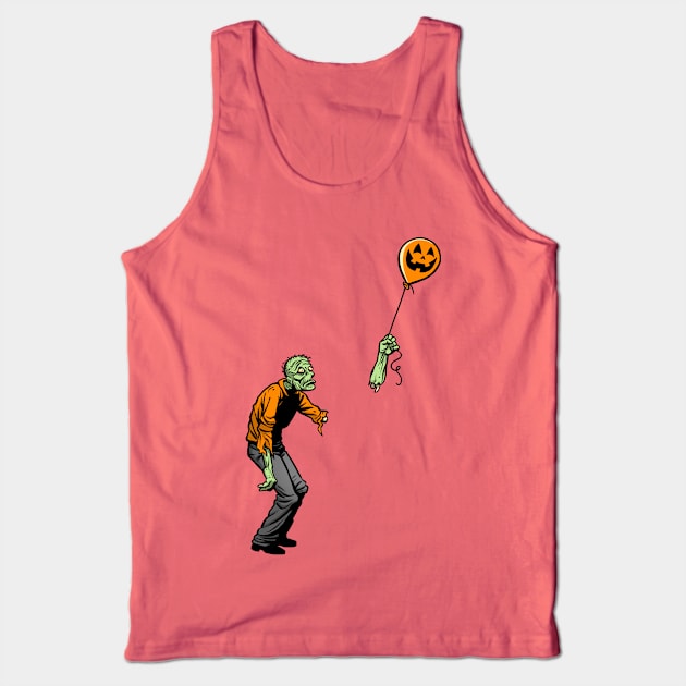 Sad Zombie - Halloween Edition Tank Top by Angel Robot